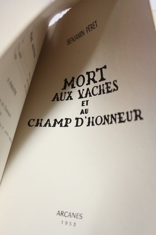 Mort aux vaches et au champ d'honneur