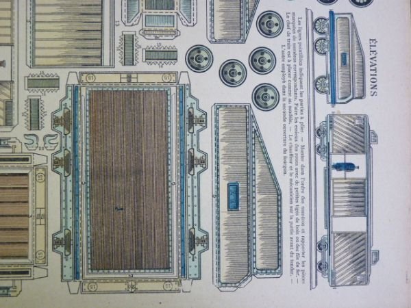 Moyennes constructions : Express américain en trois feuilles. Imagerie d'Épinal …