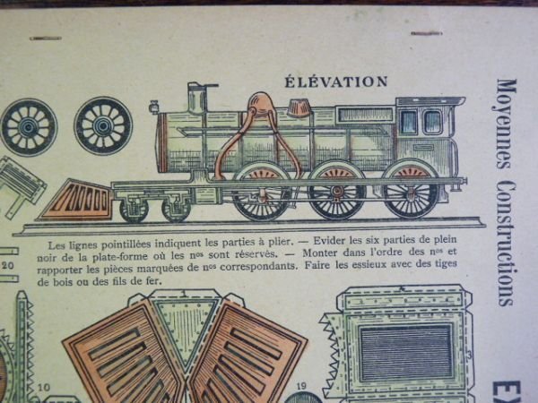 Moyennes constructions : Express américain en trois feuilles. Imagerie d'Épinal …