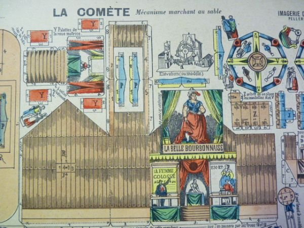 Moyennes constructions : La Comète. Imagerie d'Épinal Pellerin n°1005