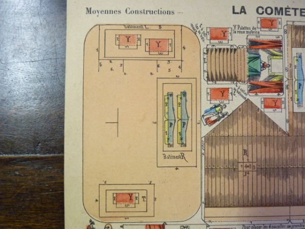 Moyennes constructions : La Comète. Imagerie d'Épinal Pellerin n°1005