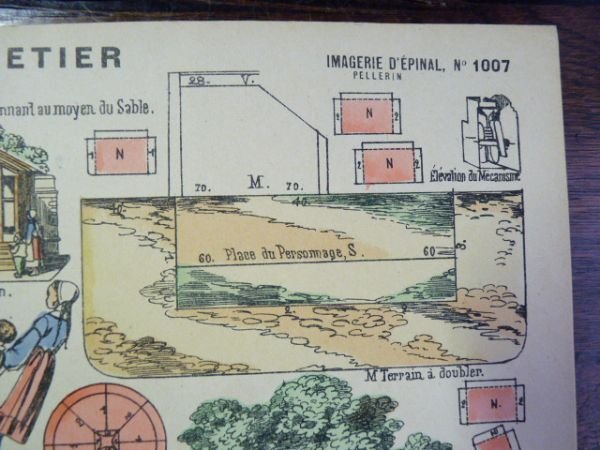 Moyennes constructions : Le Savetier. Imagerie d'Épinal Pellerin n°1007.