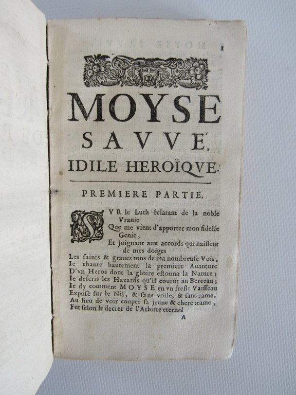 Moyse sauvé, Idile heroïque