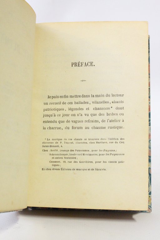 Muse populaire. Chants et poésies