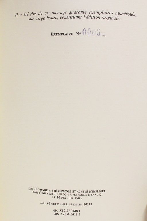 Naissance d'un spectre