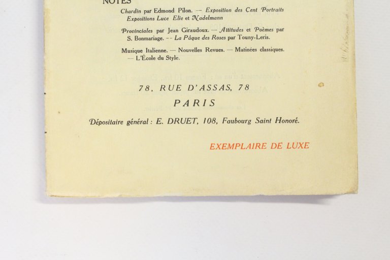 Nationalisme et littérature (1ère partie) in La Nouvelle Revue française …