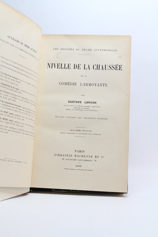Nivelle de La Chaussée et la comédie larmoyante