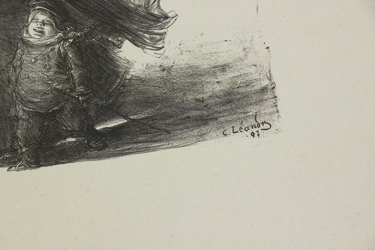 "Noël" - Lithographie originale sur Chine - L'Estampe Moderne