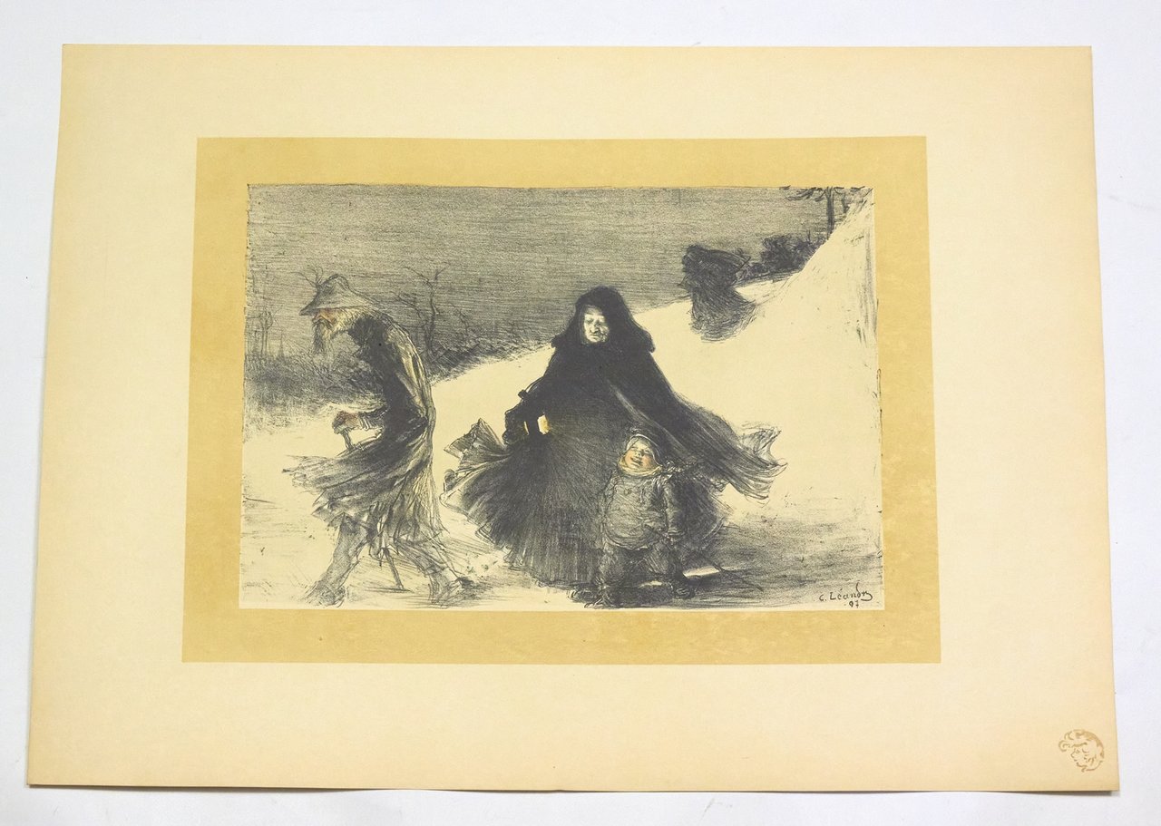 "Noël" - Lithographie originale sur Japon - L'Estampe Moderne