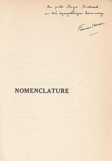 Nomenclature