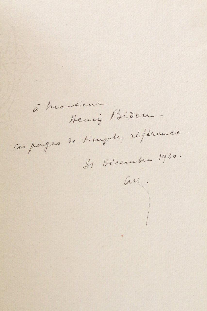 Notes bibliographiques sur l'oeuvre d'André Gide