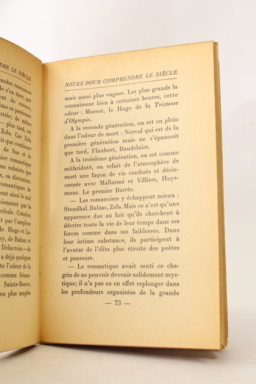Notes pour comprendre le siècle