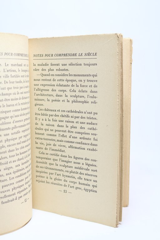 Notes pour comprendre le siècle