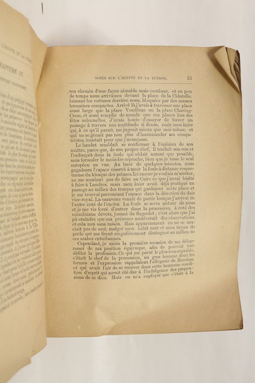 Notes sur l'Egypte et la Tunisie