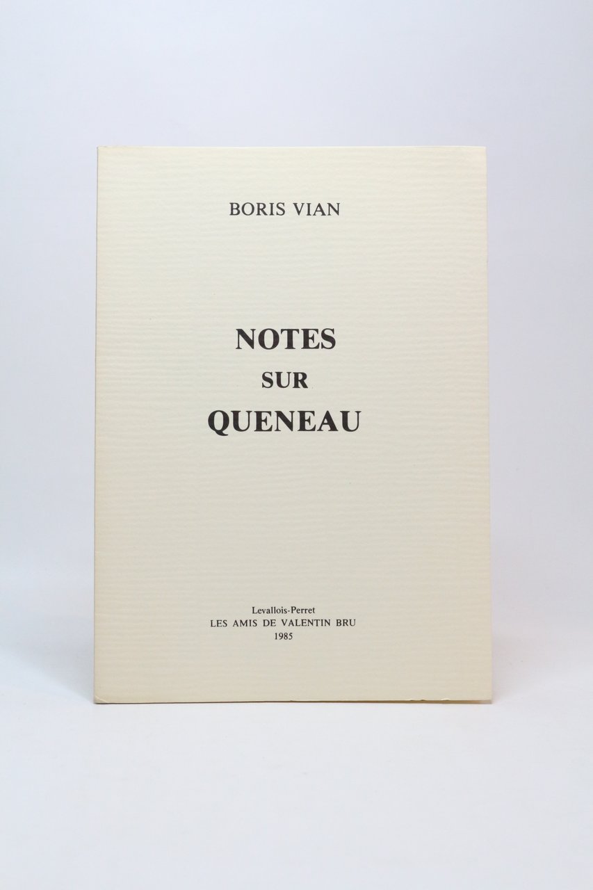 Notes sur Queneau