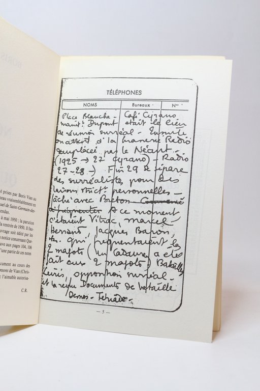 Notes sur Queneau