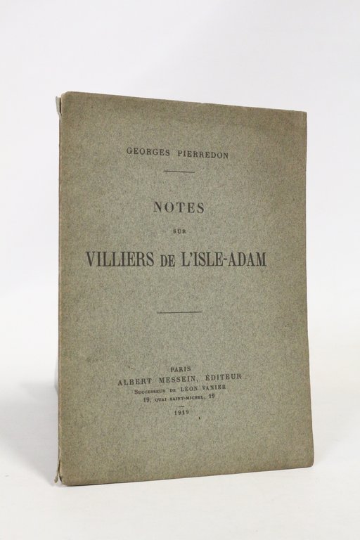 Notes sur Villiers de l'Isle-Adam