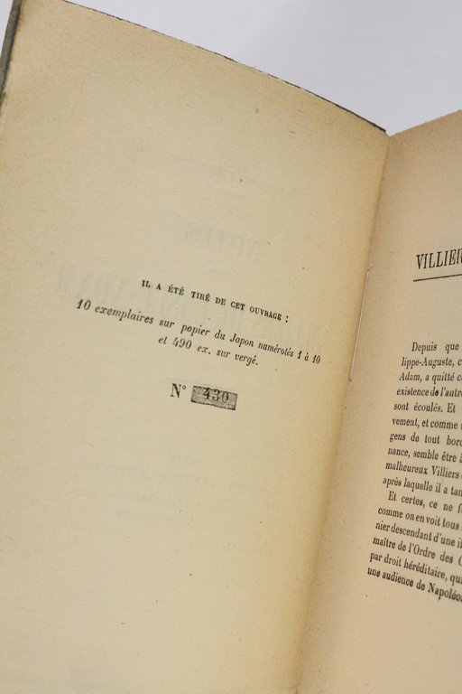Notes sur Villiers de l'Isle-Adam