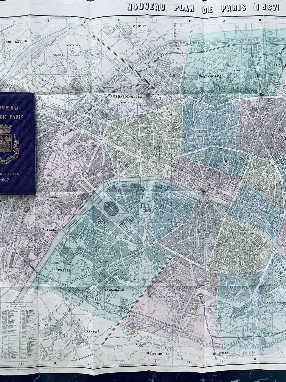 Nouveau plan de Paris