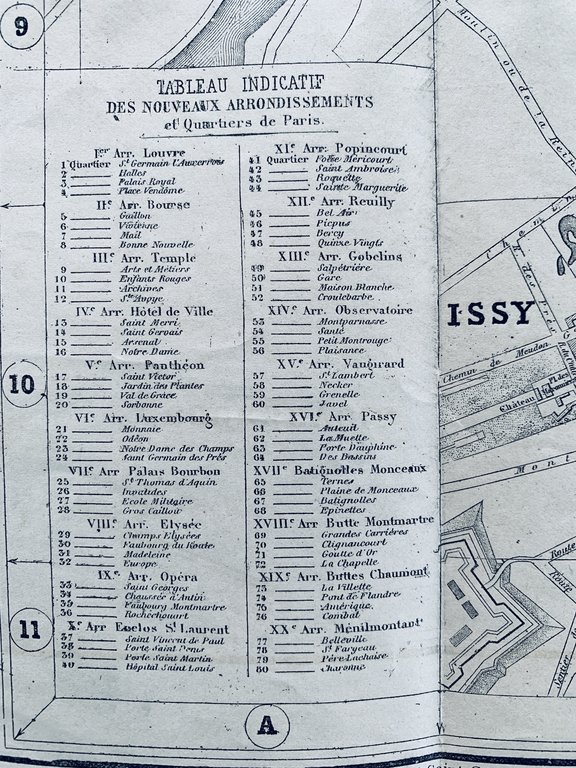 Nouveau plan de Paris