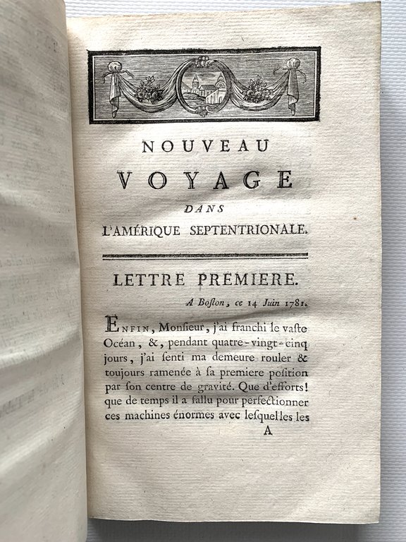 Nouveau voyage dans l'Amérique septentrionale, en l'année 1781