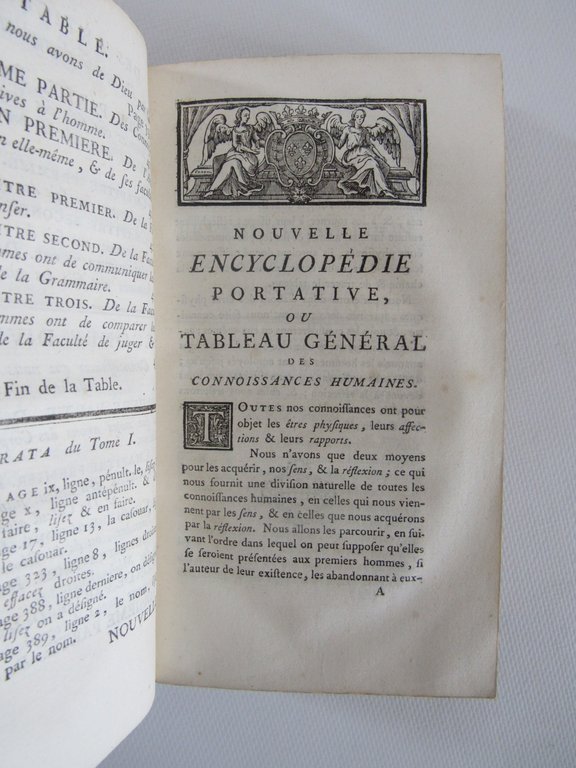 Nouvelle encyclopédie portative, ou tableau général des connaissances humaines
