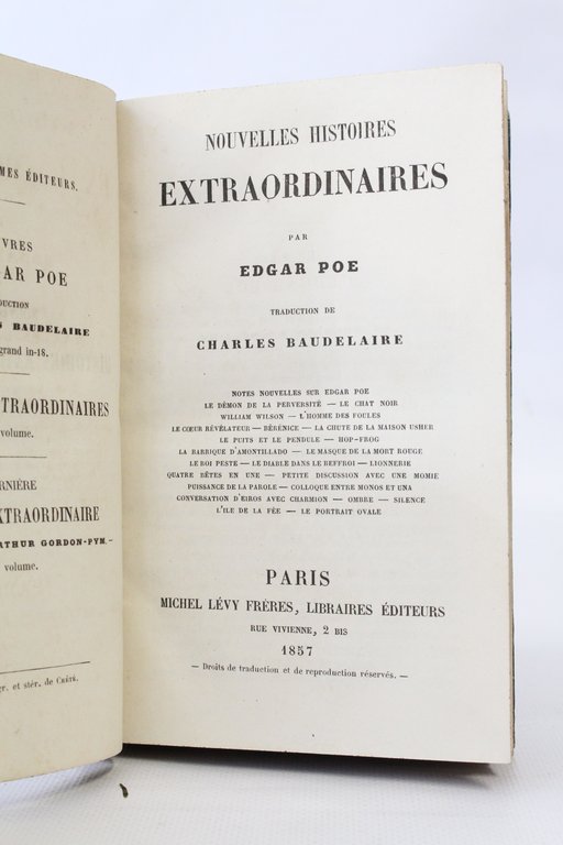 Nouvelles histoires extraordinaires