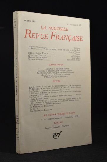 Nrf N°125 de la 11ème année