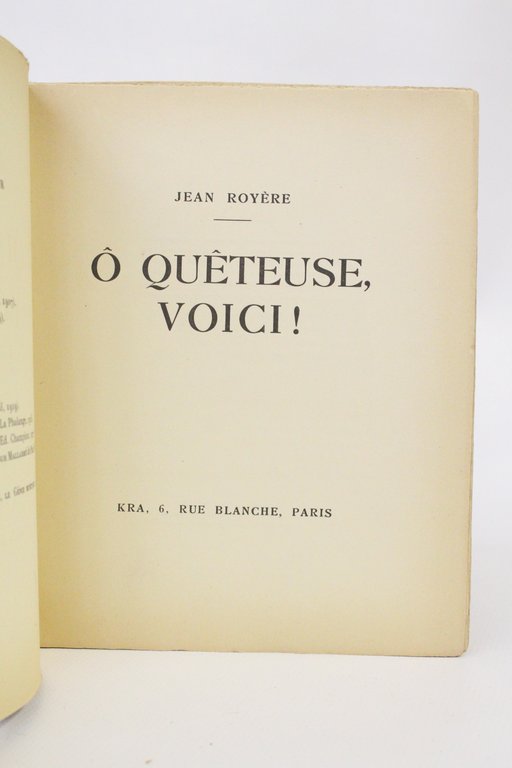 O quêteuse, voici!