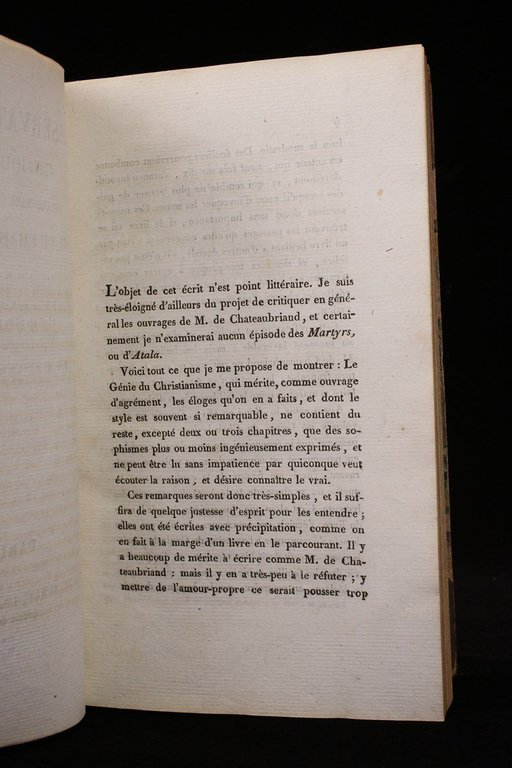 Observations critiques sur l'ouvrage intitulé Génie du Christianisme suivies de …