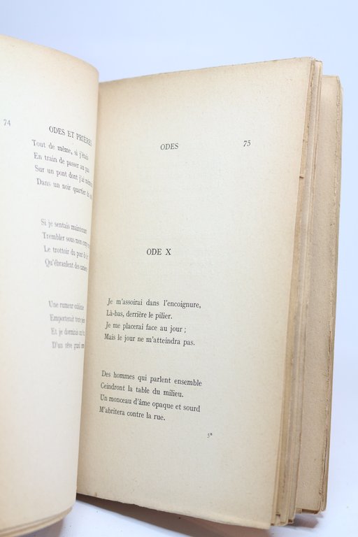 Odes et prières
