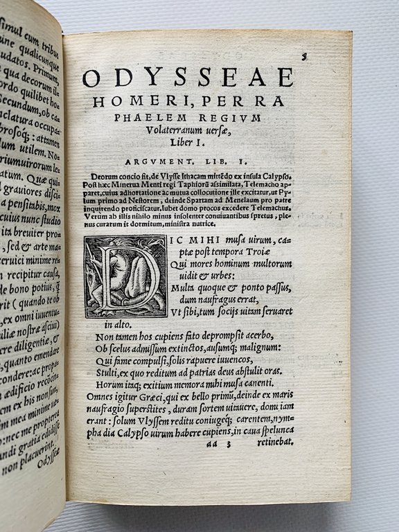 Odysseae Homeri libri XXIII. Raphaele Regio Volaterrano interprete [Ensemble] Quinti …
