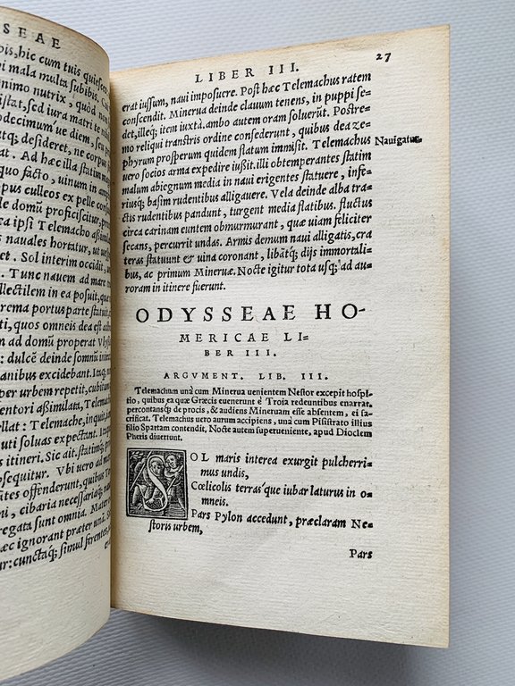 Odysseae Homeri libri XXIII. Raphaele Regio Volaterrano interprete [Ensemble] Quinti …
