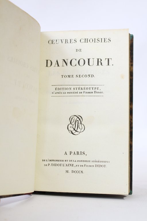 Oeuves choisies de Dancourt