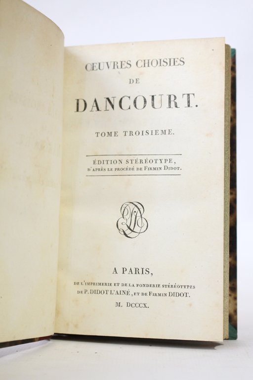 Oeuves choisies de Dancourt