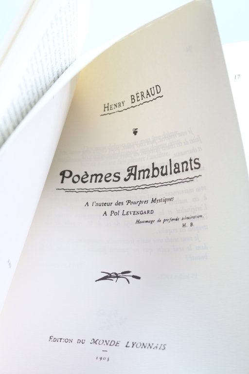 Oeuvre poétique, poèmes ambulants et autres recueils