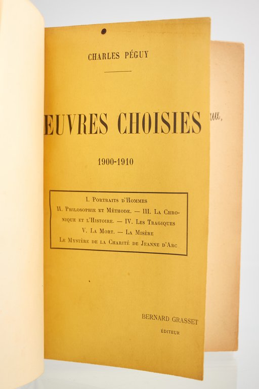 Oeuvres choisies 1900-1910