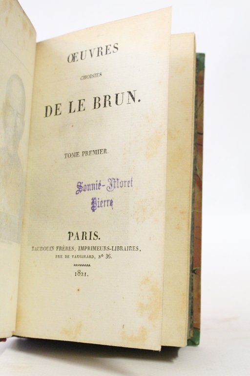Oeuvres choisies de Le Brun