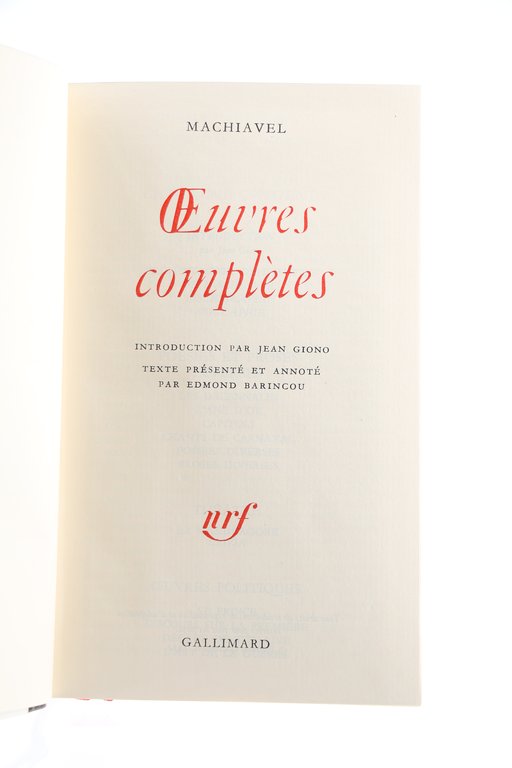 Oeuvres complètes