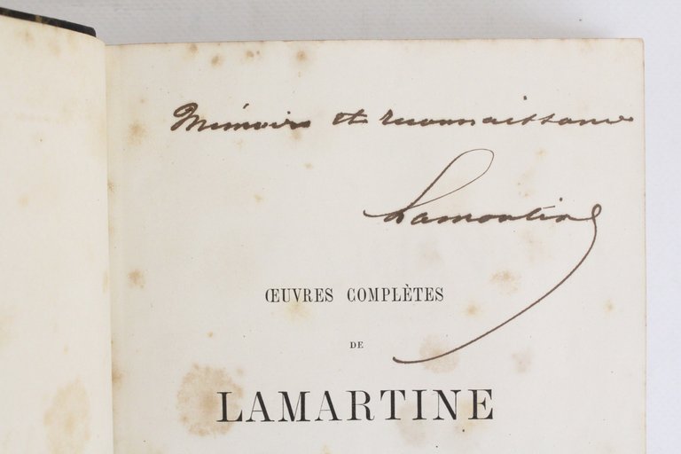 Oeuvres complètes de Lamartine publiées et inédites