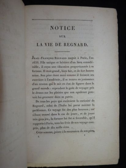 Oeuvres complètes de Regnard