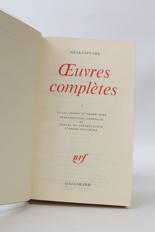 Oeuvres complètes. Volume I & II