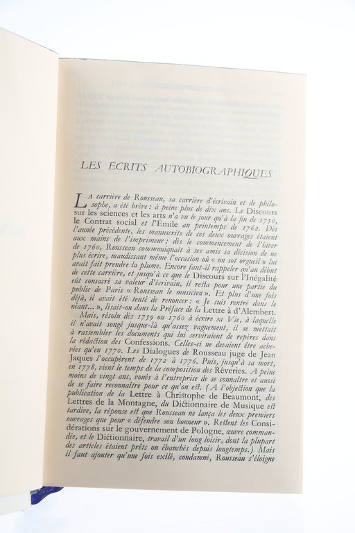Oeuvres complètes, volume I : Les confessions. - Autres textes …