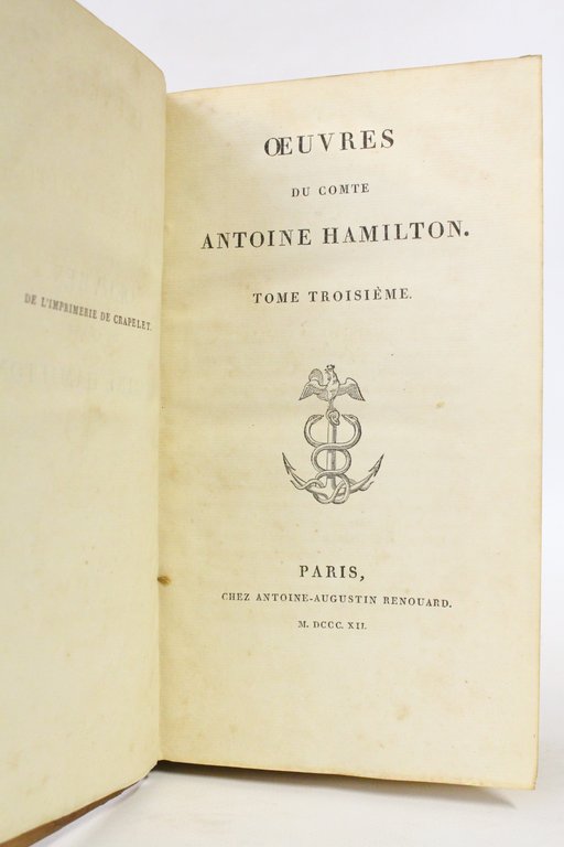 Oeuvres d'Hamilton [complétées par M. de Levis]