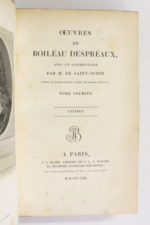 Oeuvres de Boileau