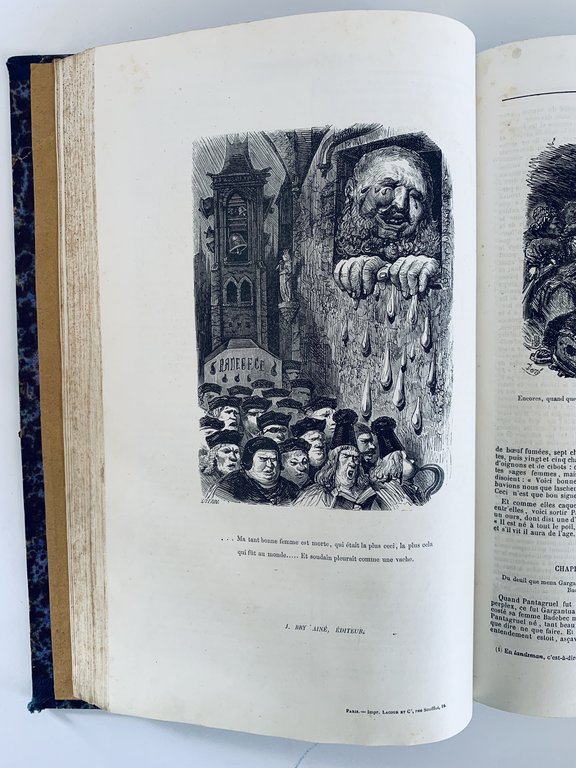 Oeuvres de François Rabelais contenant la vie de Gargantua et …