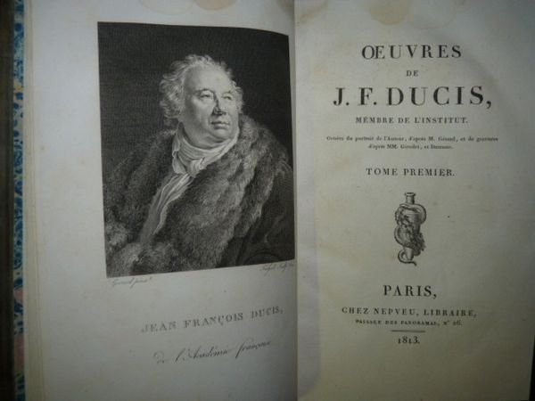 Oeuvres de J.F. Ducis