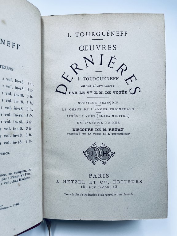 Oeuvres dernières