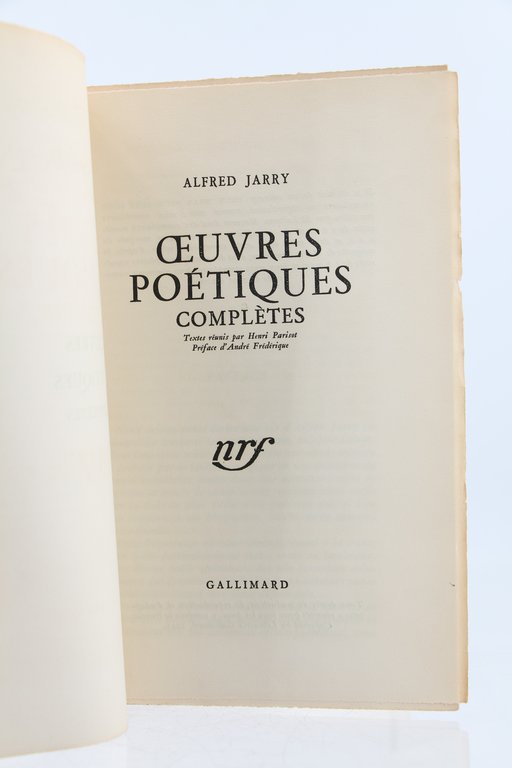 Oeuvres poétiques complètes