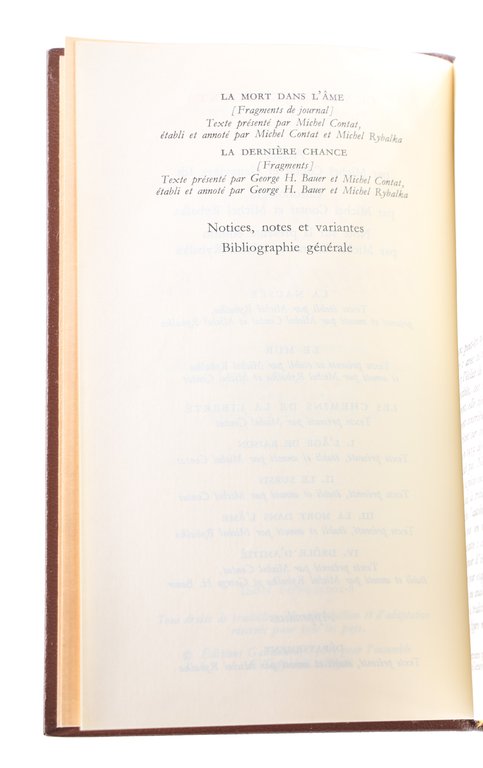 Oeuvres romanesques